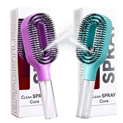 🪮💦Last Day 50% Off🔥BVJ®Anti-Static Hair Brush with Built-in Sprayer