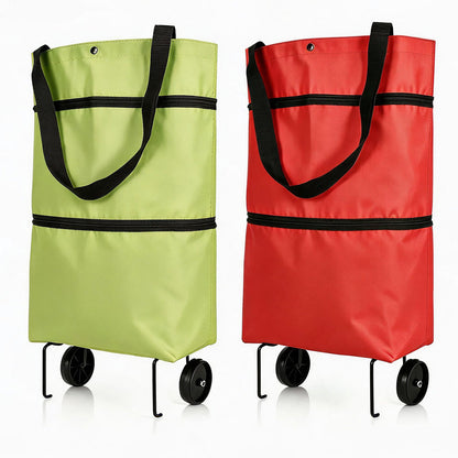 ⭐⭐MAVONIQUECOSH®🔥 2-in-1 Convertible Grocery Bag & Rolling Shopping Cart