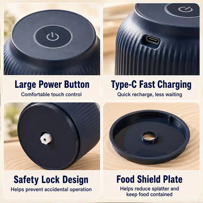 🔥 [50% OFF TODAY] 1-Touch Mini Electric Food Shredder — Portable USB Garlic & Meat Chopper ⚡🧄 (JG)