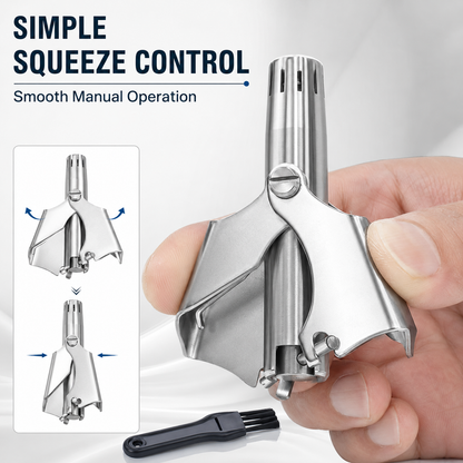Precision Manual Nose Hair Trimmer Detail