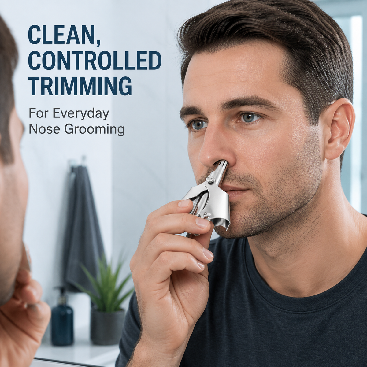 Precision Manual Nose Hair Trimmer - 1x Trimmer | Everyday Starter Pack (Save 50%) — $14.95
