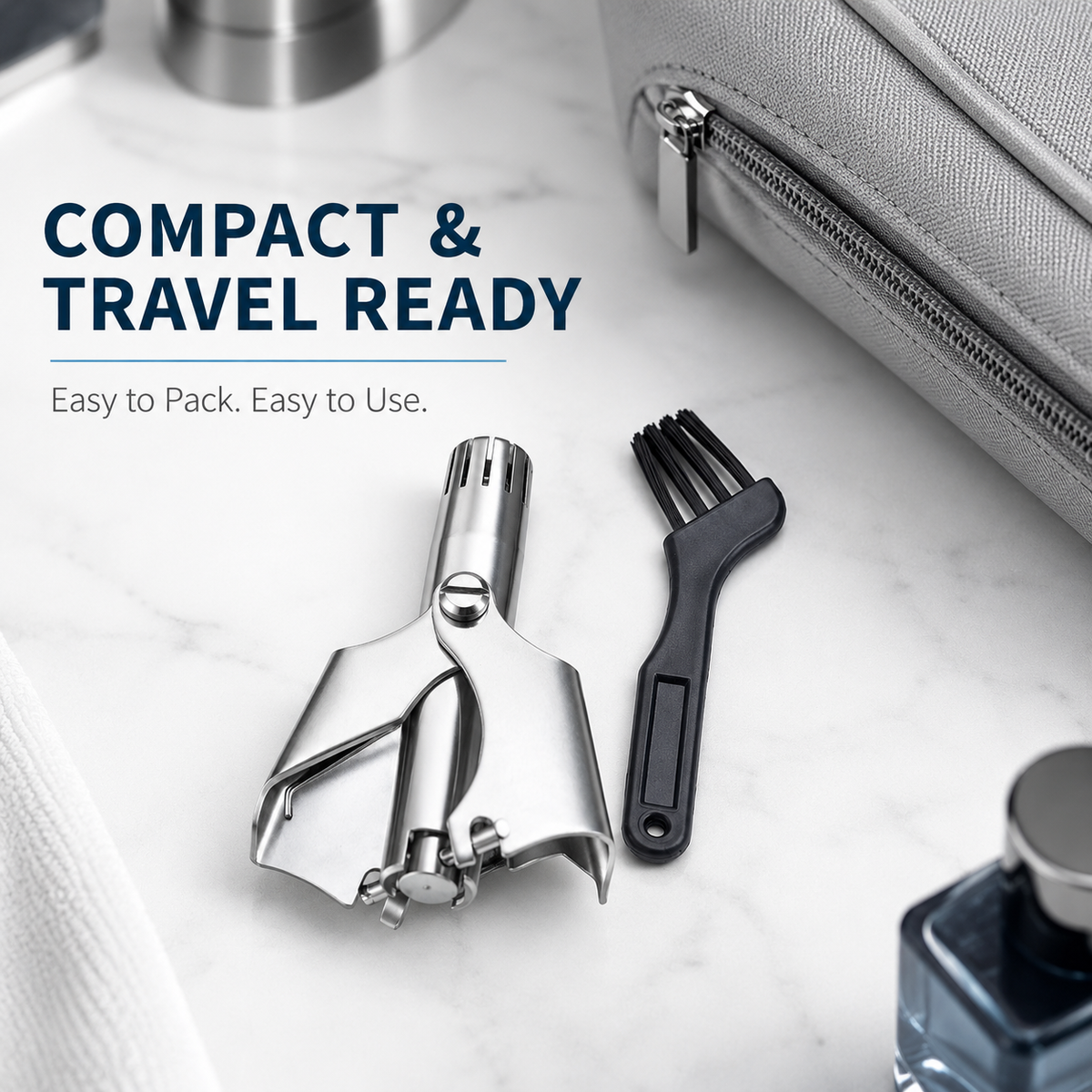 Precision Manual Nose Hair Trimmer - 2x Trimmers | Buy 1 Get 2nd 50% OFF (Save 63%) — $22.95 (Only $11.48/ea) 🎁 [Keep 1, Gift 1]