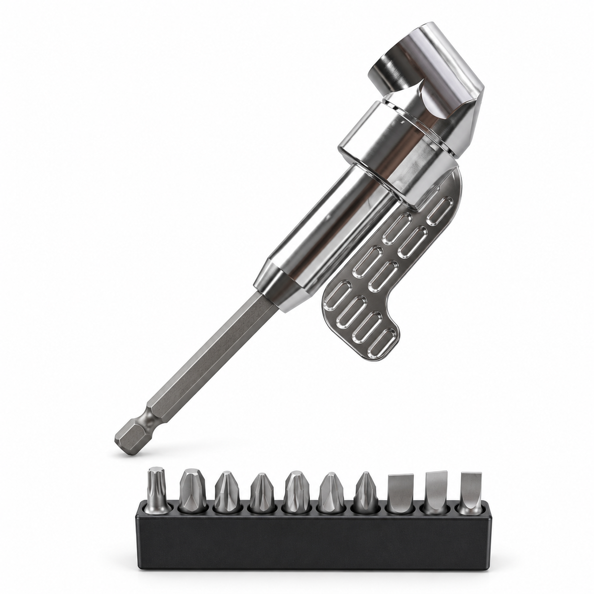🔧105° Angle Adapter & Flexible Drill Extension Set — LAST DAY: GET 10 BITS FREE🪛