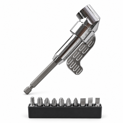 🔧105° Angle Adapter & Flexible Drill Extension Set — LAST DAY: GET 10 BITS FREE🪛