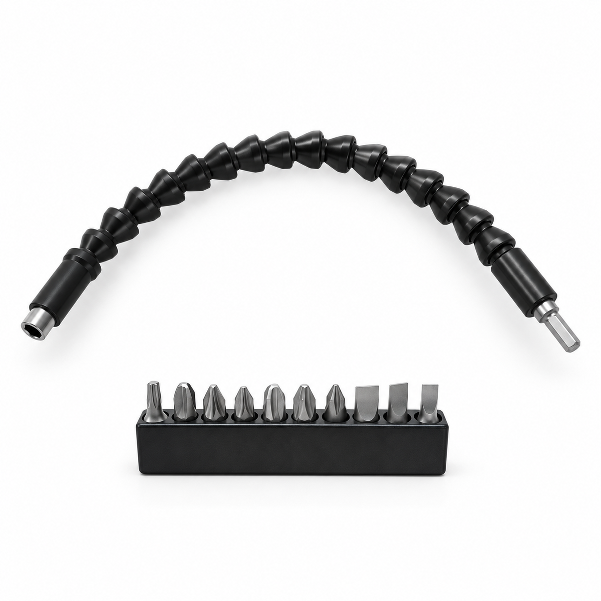 🔧105° Angle Adapter & Flexible Drill Extension Set — LAST DAY: GET 10 BITS FREE🪛