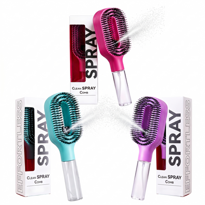 🪮💦Last Day 50% Off🔥BVJ®Anti-Static Hair Brush with Built-in Sprayer