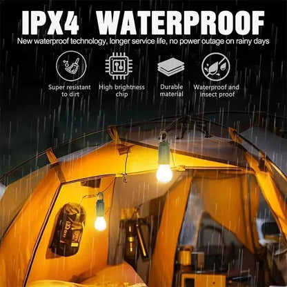 3-in-1 Solar Camping Lantern: Dual Charging, 3 Lighting Modes & Multi-Way Hook💡