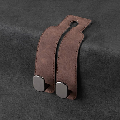 🔥LAST DAY SALE 50% OFF - 🚗BVJ®Car Seat Back Alcantara Storage Hook - 💥Double Hook Holder for Convenient Storage