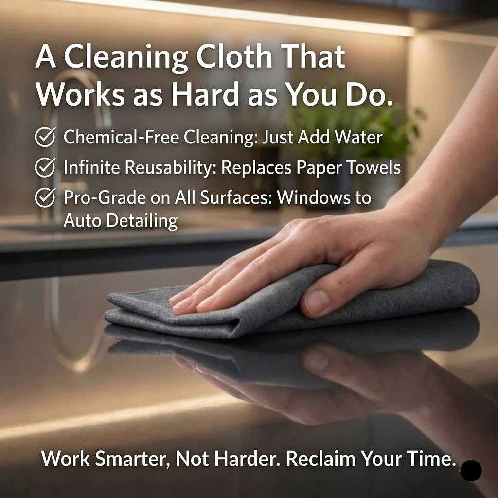 🌟(10-Pack)🔥MAVONIQUECOSH®Magic Microfiber Cleaning Cloths - Professional Streak-Free & Chemical-Free Shine