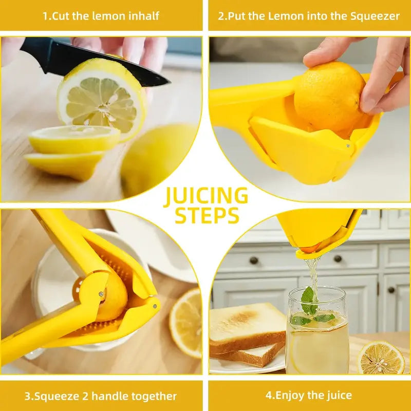 BVJ®Universal Fruit Press & Squeezer, ✨Food-Grade PP (BPA-Free), ✅Dishwasher Safe