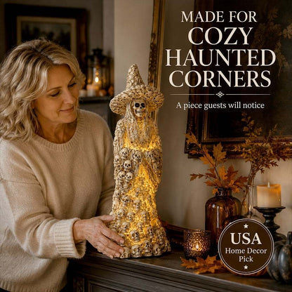 💀Flash Sale 50% OFF-Skeleton Witch Ornament(🎁BUY 2 FREE SHIPPING)