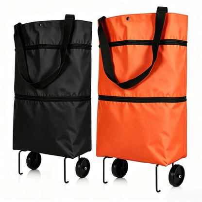 ⭐⭐MAVONIQUECOSH®🔥 2-in-1 Convertible Grocery Bag & Rolling Shopping Cart