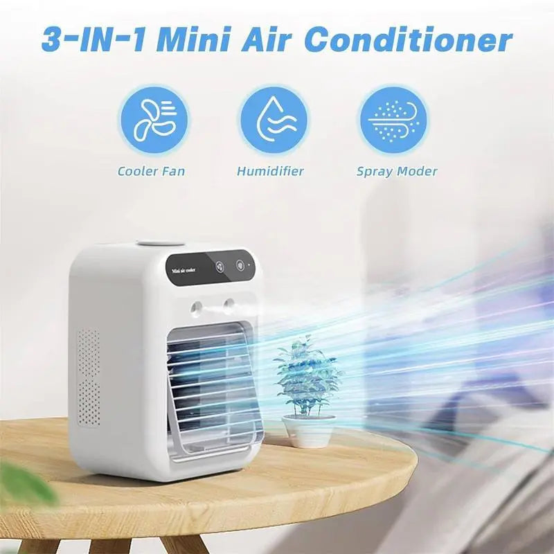 Cordless Personal Air Cooler - Instant Cooling Mist for Office & Home