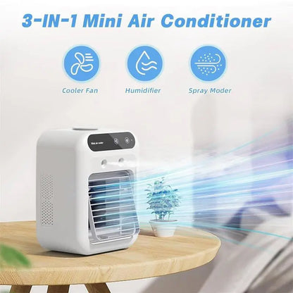 Cordless Personal Air Cooler - Instant Cooling Mist for Office & Home