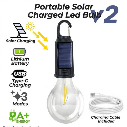 3-in-1 Solar Camping Lantern: Dual Charging, 3 Lighting Modes & Multi-Way Hook💡