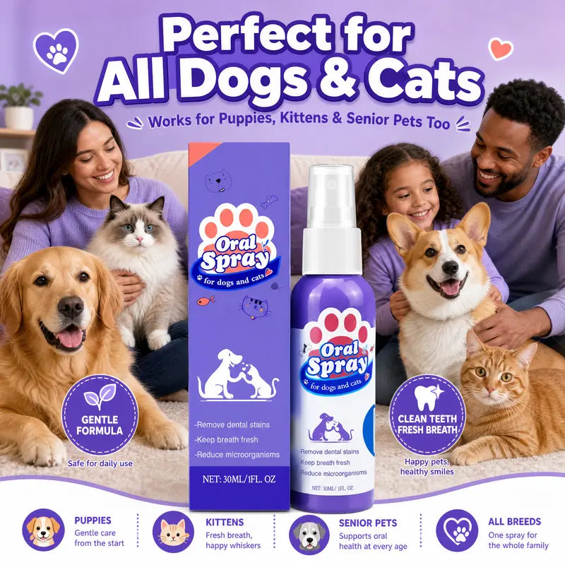 🔥2026 New Arrivals: 50% Off for a Limited Time!🔥Trilumia® Teeth Cleaning Spray for Pets