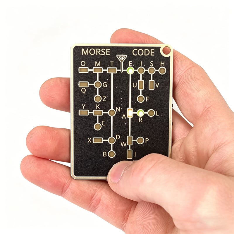🎁Last Day 50% OFF -📟 Morse Code Trainer Card Pro (LED Edition)