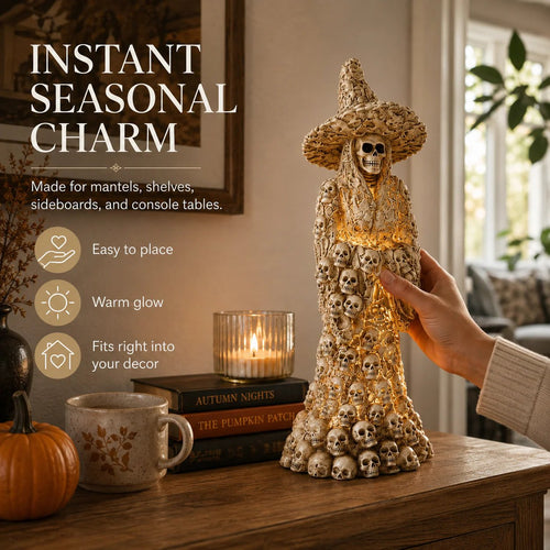 💀Flash Sale 50% OFF-Skeleton Witch Ornament(🎁BUY 2 FREE SHIPPING)