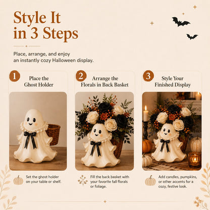 👻 49% OFF Today -Fall Halloween Floral Holde