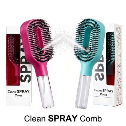 🪮💦Last Day 50% Off🔥BVJ®Anti-Static Hair Brush with Built-in Sprayer