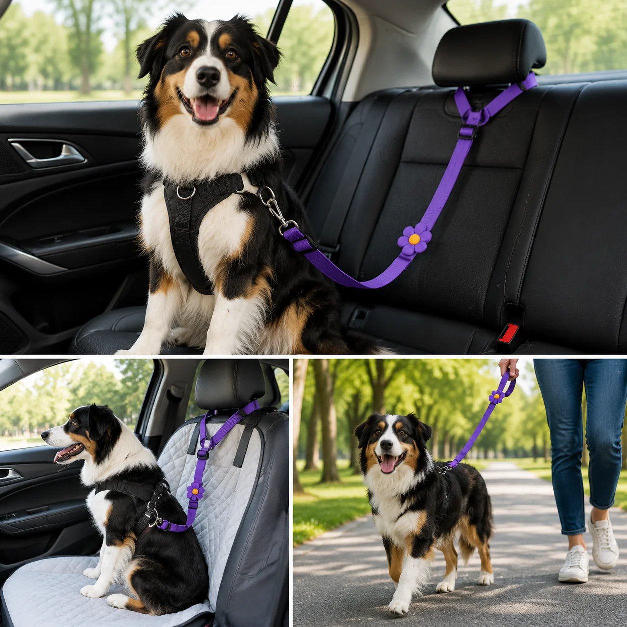 ✨️BUY 1 GET 1 FREE 🎁2-in-1 Dog Car Seat Belt & Walking Leash