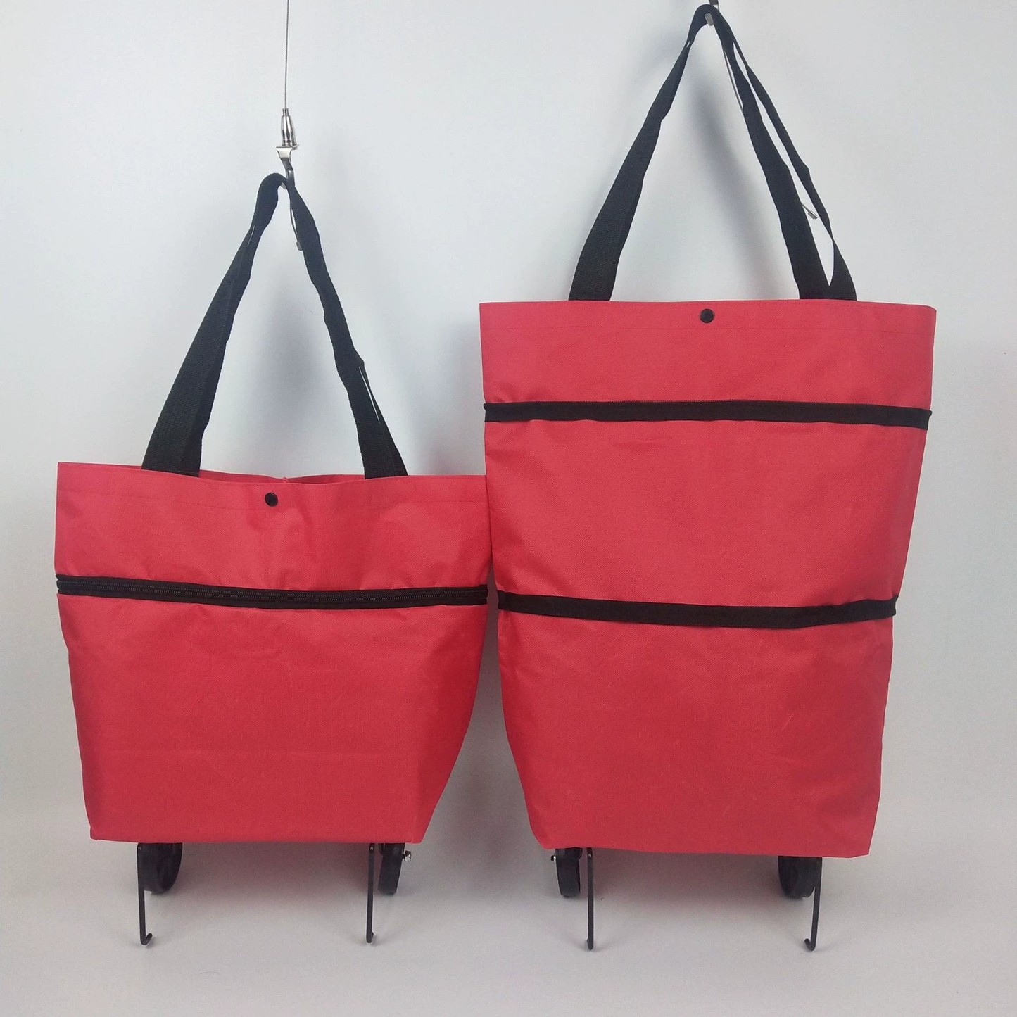 ⭐MAVONIQUECOSH®🔥 2-in-1 Convertible Grocery Bag & Rolling Shopping Cart