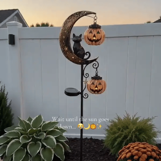 🎃Halloween Early Bird Special Sale 49% OFF-Pumpkin Moon Garden Stake Light