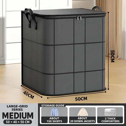 🔥Last Day 50% OFF ⚡XXL Foldable Storage Bags — Up to 180L for Clothes, Bedding & More (JG)