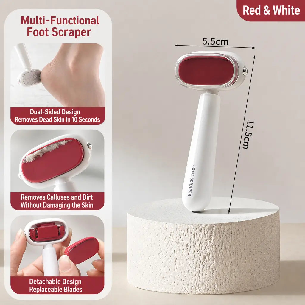 Dual-Sided Foot Callus Remover - Blue-White - 2x Removers | Buy 1 Get 2nd 50% OFF (Save 62%) — $22.95 (Only $11.48/ea) 🎁 [Keep 1, Gift 1]