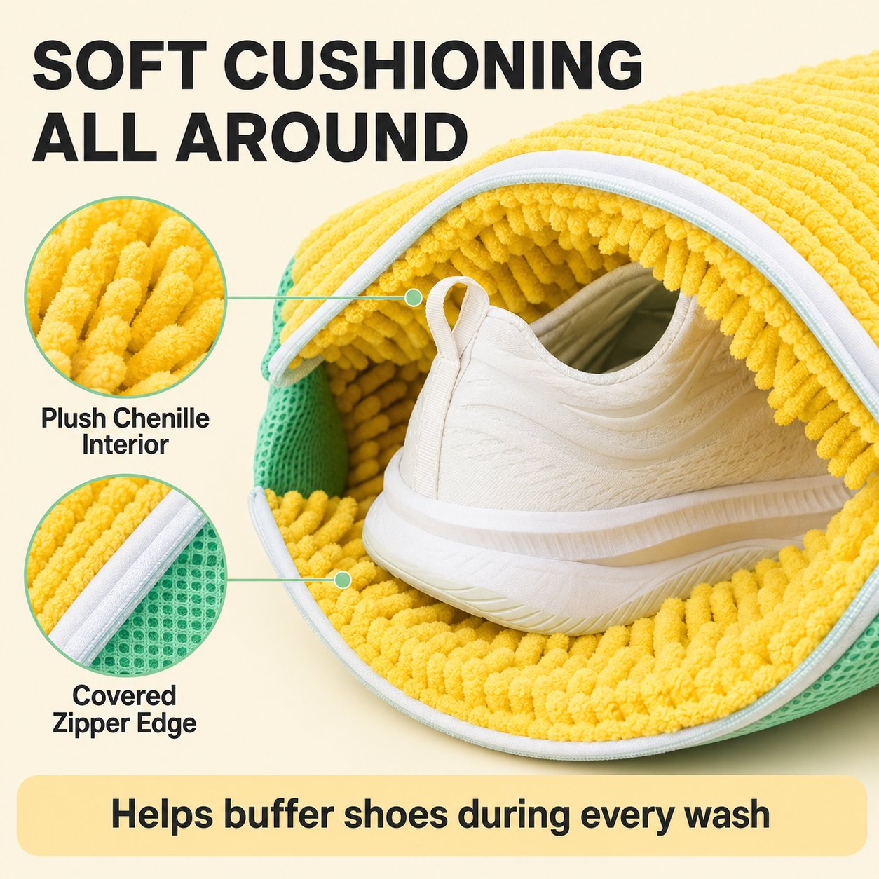 Shoe Washing Machine Bag – Durable Laundry Protector for Sneakers
