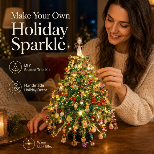 🎄🔥Last Day 49% OFF✨ DIY Beaded Christmas Tree Kit🎅
