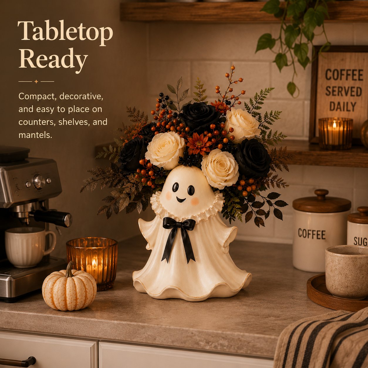 👻 49% OFF Today -Fall Halloween Floral Holde