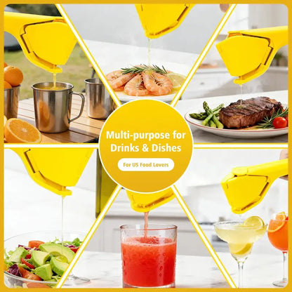 ⭐Universal Fruit Press & Squeezer, ✨Food-Grade PP (BPA-Free), ✅Dishwasher Safe