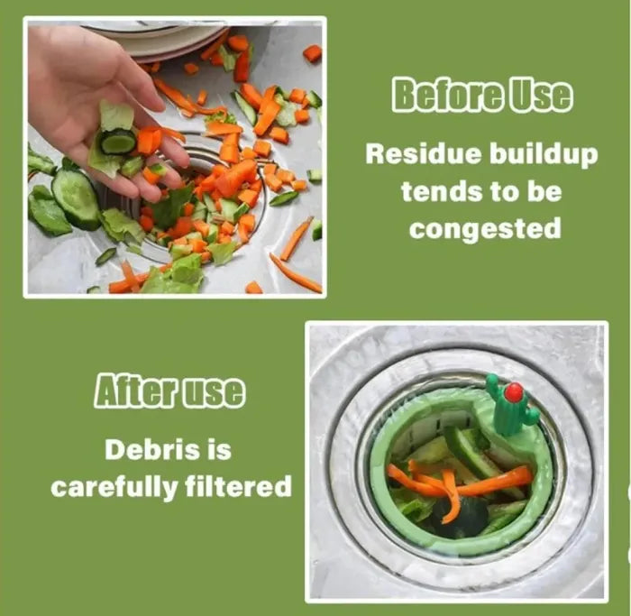 🔥LAST DAY 50% OFF-BVJ®Touch-Free Cactus Sink Strainer