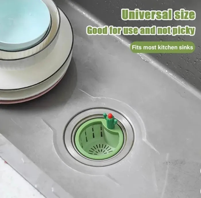 🔥LAST DAY 50% OFF-BVJ®Touch-Free Cactus Sink Strainer