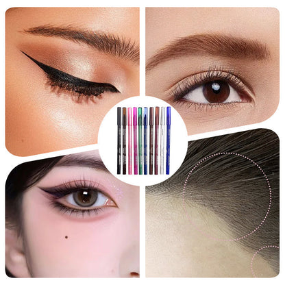 ✨Flash Sale 50% OFF✨2025 new beauty favorite💕10 Colored Eyeliner Gel Pens