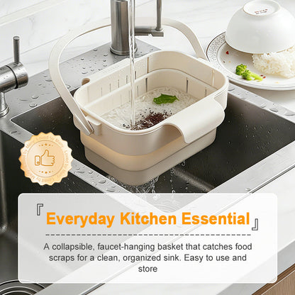 Fold-Flat Space-Saving Sink Strainer