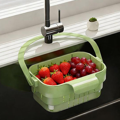 Fold-Flat Space-Saving Sink Strainer