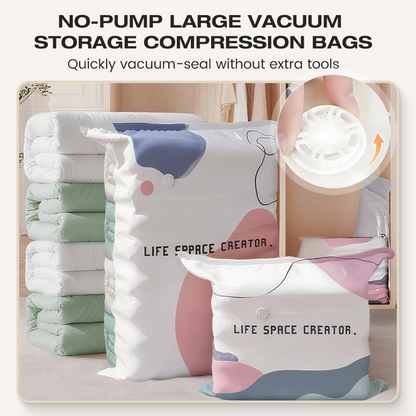 ⭐No-Pump Large Vacuum Storage Compression Bags (Copy)