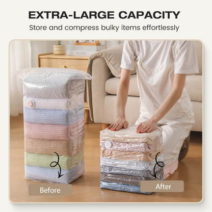 ⭐No-Pump Large Vacuum Storage Compression Bags (Copy)