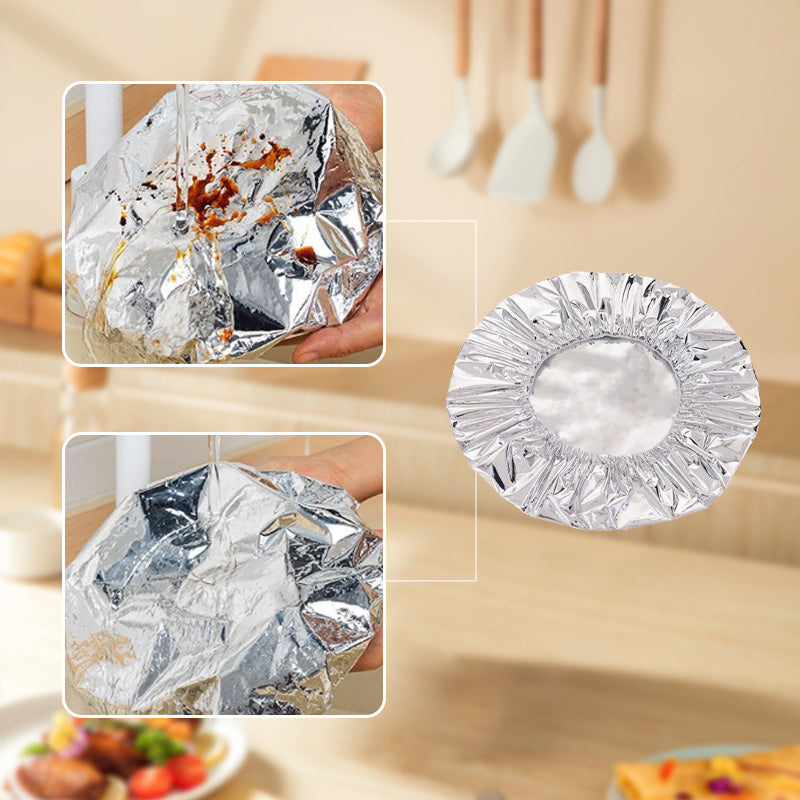 🥡🍲food-grade Aluminum Foil Heat-Retaining Cover( Universal Size)
