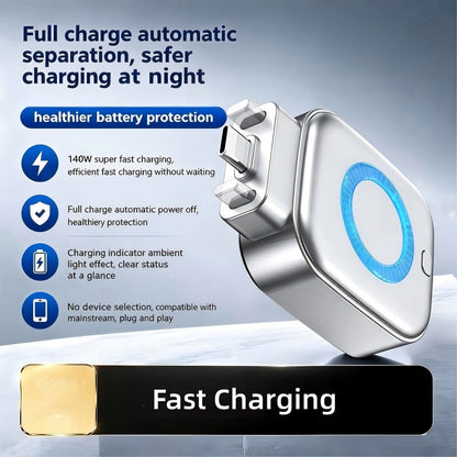 🥳2026 HOT SALE🥳💞50K+ SOLD!⚡Auto Power-Off Fast Charging Adapter