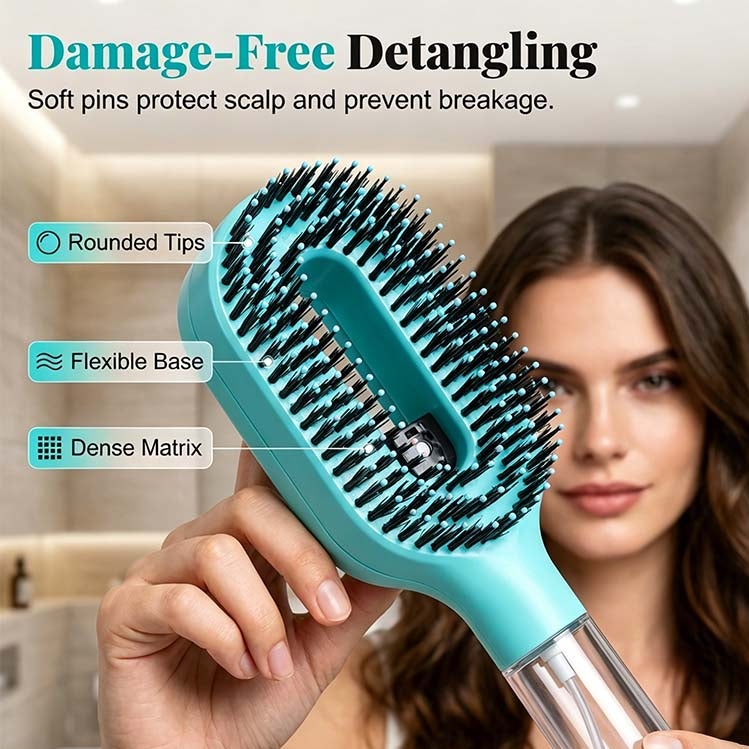 🪮💦Last Day 50% Off🔥BVJ®Anti-Static Hair Brush with Built-in Sprayer
