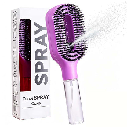 🪮💦Last Day 50% Off🔥BVJ®Anti-Static Hair Brush with Built-in Sprayer