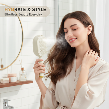 🍃BVJ®Electric Spray & Massage Hair Brush