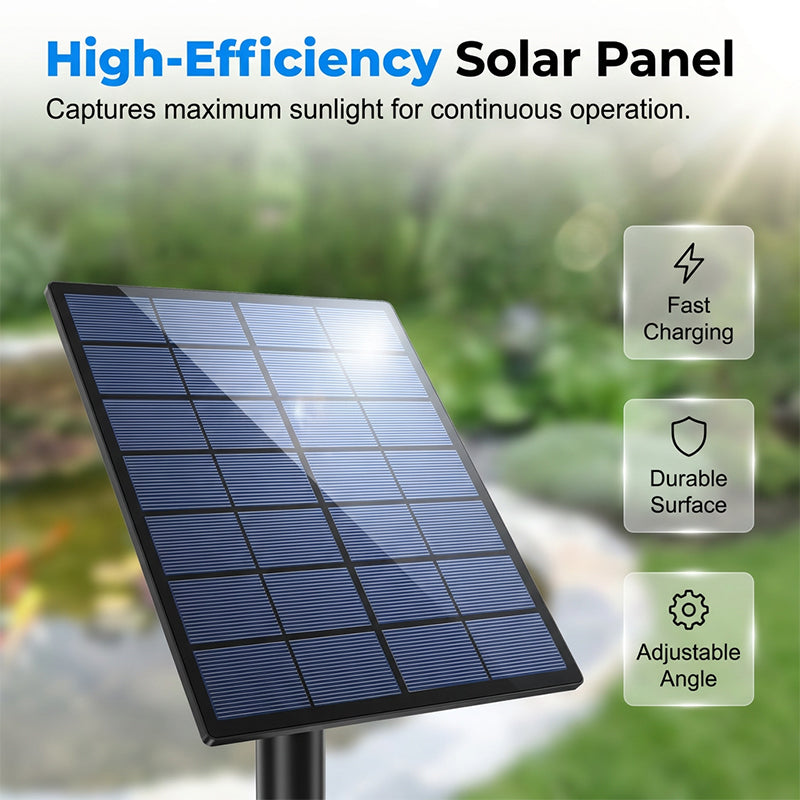 Over 50,000 units sold! 💧🐟 50% off!🎁Solar Pond Aerator with Air Pump