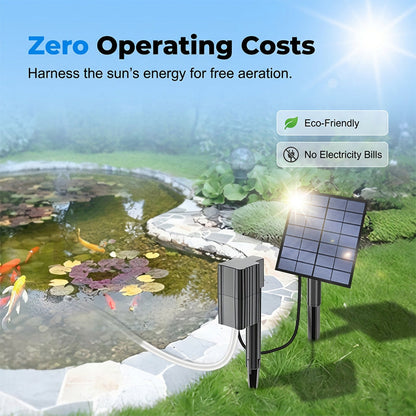 Over 50,000 units sold! 💧🐟 50% off!🎁Solar Pond Aerator with Air Pump