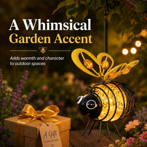 Solar Powered Hanging Bee Garden Light-JG
