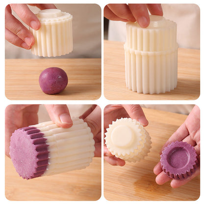 🥧 Creative Double-Ended Pastry Tamper Mold